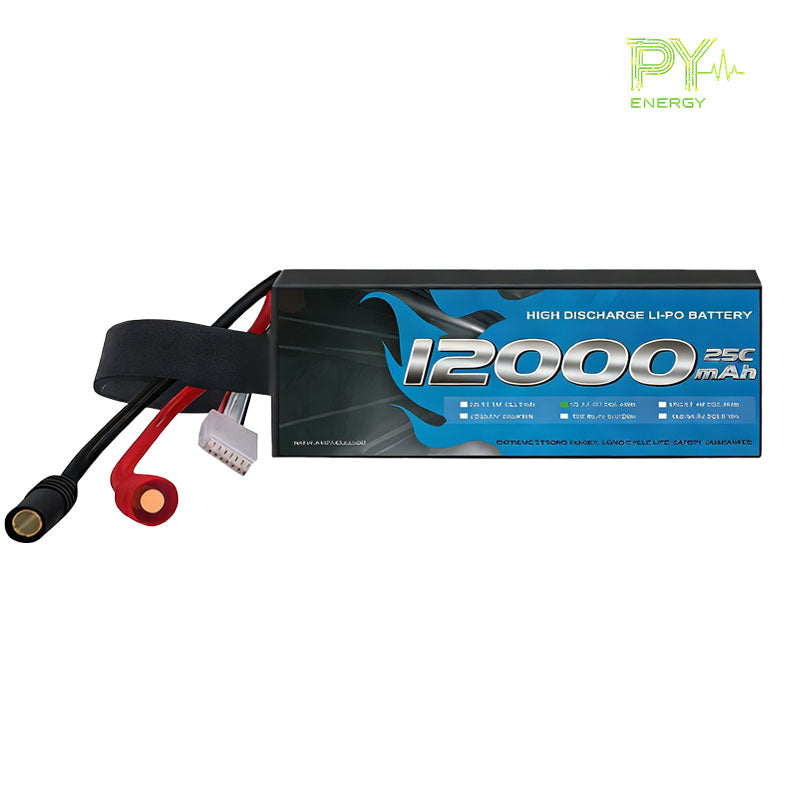 PY-ENERGY 12000mAh 22.2V 6S1P 300A/25C Agricultural drone batteries