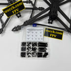 250PCS M3 12.9 Grade Alloy Steel Screw Assortment Kit — Cap Screws, Washers & Nuts