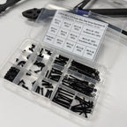 270PCS M2.5 12.9 Grade Alloy Steel Screw Assortment Kit — Cap Screws, Washers & Nuts