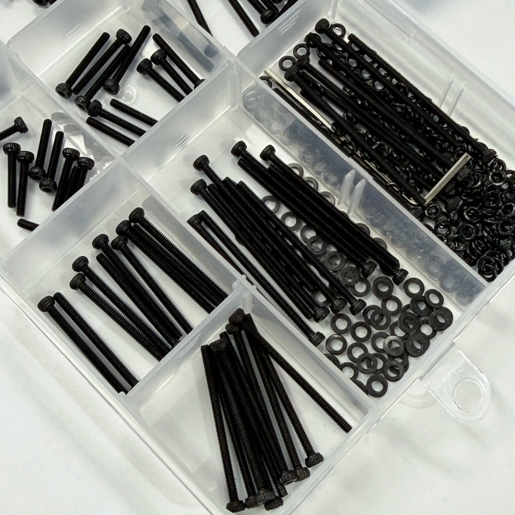 270PCS M2 12.9 Grade Alloy Steel Screw Assortment Kit — Cap Screws, Washers & Nuts