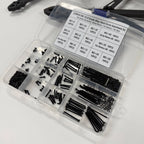 270PCS M2 12.9 Grade Alloy Steel Screw Assortment Kit — Cap Screws, Washers & Nuts