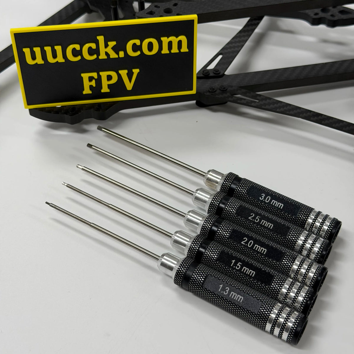 1.3 / 1.5 / 2.0 / 2.5 / 3.0 mm Precision Hex Driver Set (5-Piece)