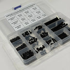 250PCS M3 12.9 Grade Alloy Steel Screw Assortment Kit — Cap Screws, Washers & Nuts