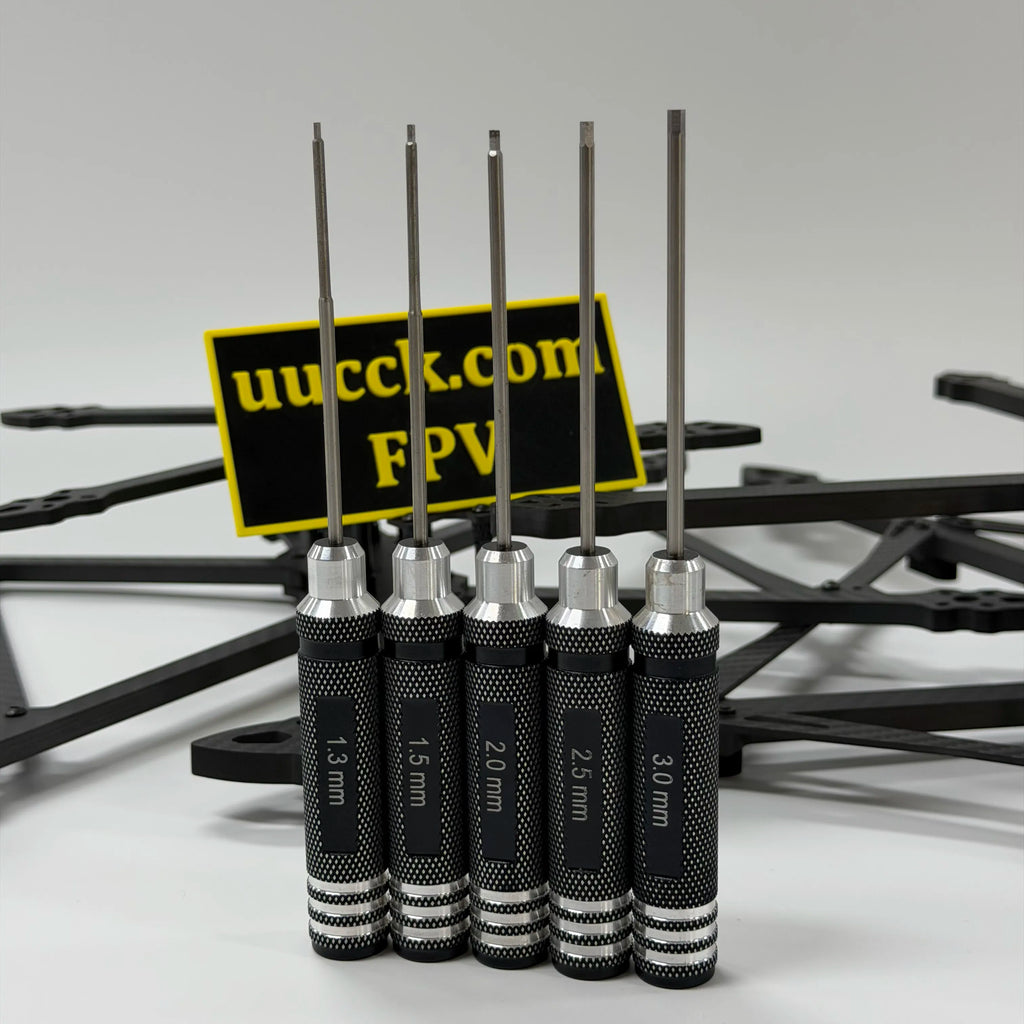 1.3 / 1.5 / 2.0 / 2.5 / 3.0 mm Precision Hex Driver Set (5-Piece)
