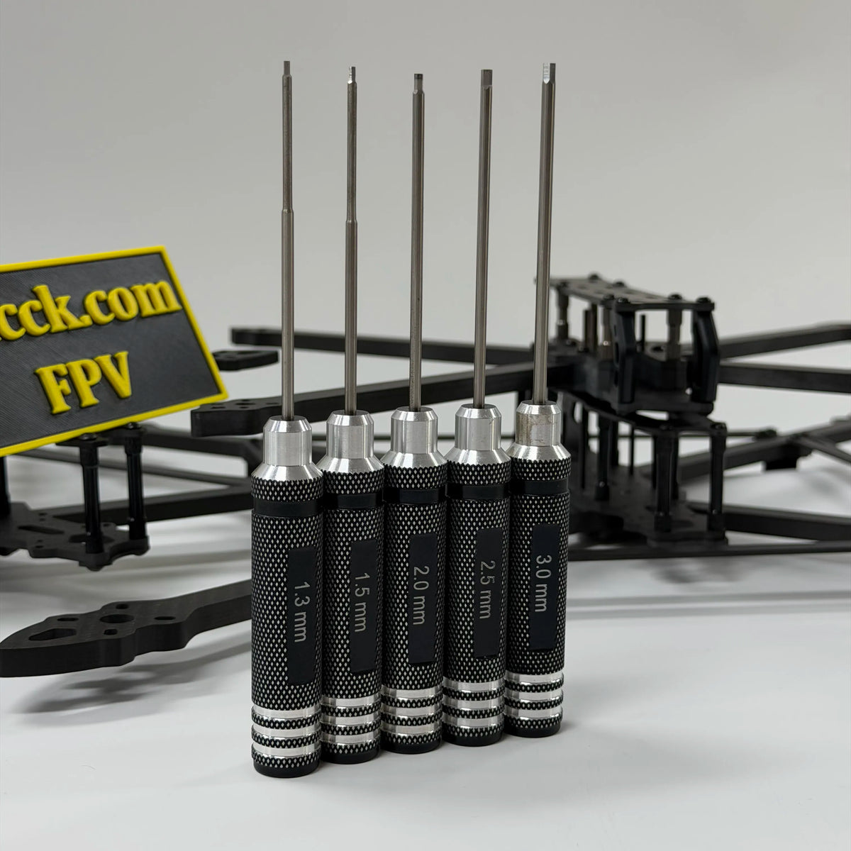 1.3 / 1.5 / 2.0 / 2.5 / 3.0 mm Precision Hex Driver Set (5-Piece)
