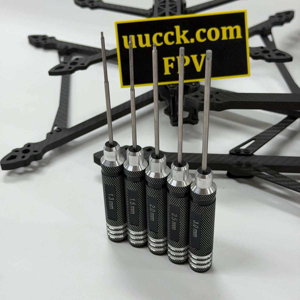 1.3 / 1.5 / 2.0 / 2.5 / 3.0 mm Precision Hex Driver Set (5-Piece)