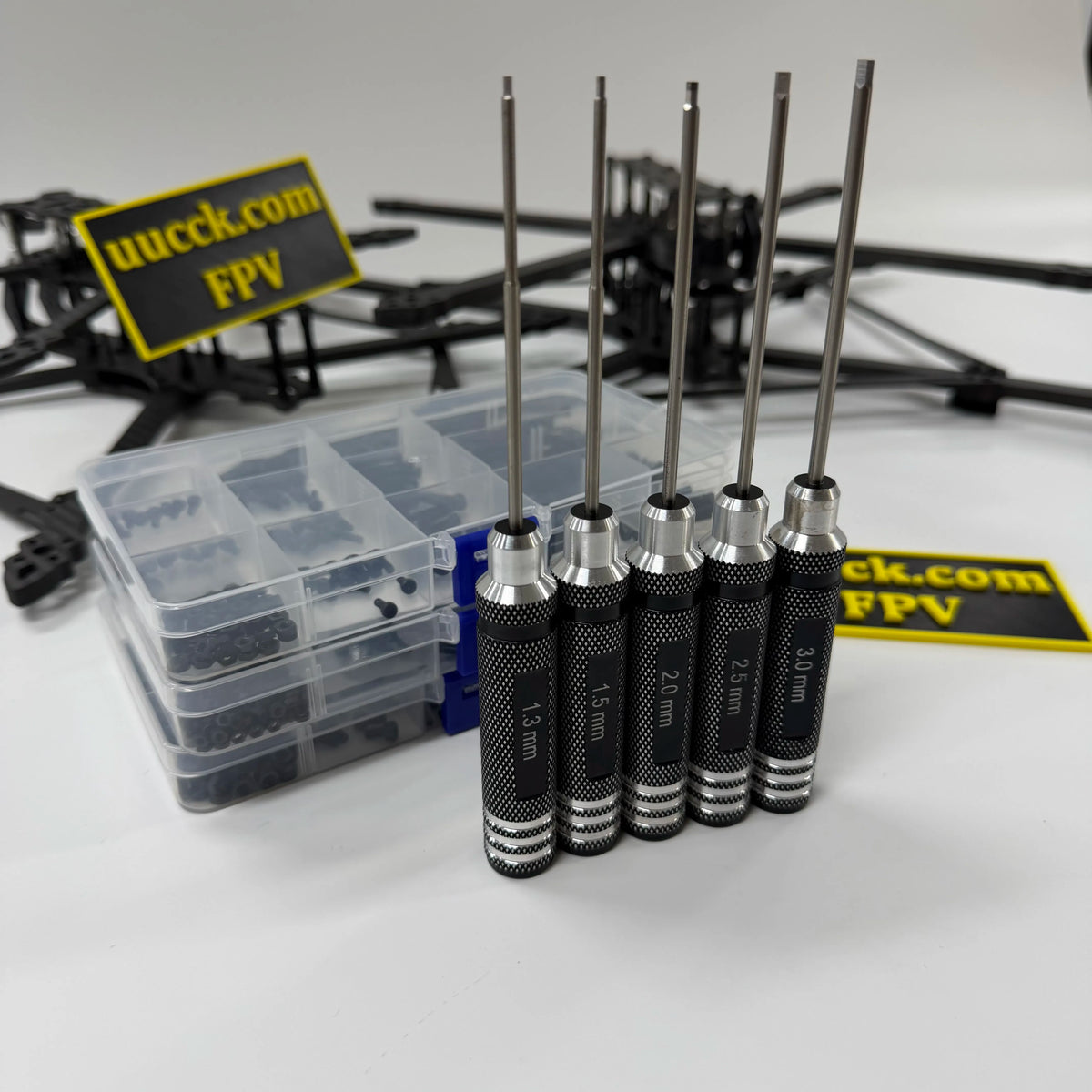 1.3 / 1.5 / 2.0 / 2.5 / 3.0 mm Precision Hex Driver Set (5-Piece)