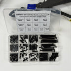 250PCS M3 12.9 Grade Alloy Steel Screw Assortment Kit — Cap Screws, Washers & Nuts
